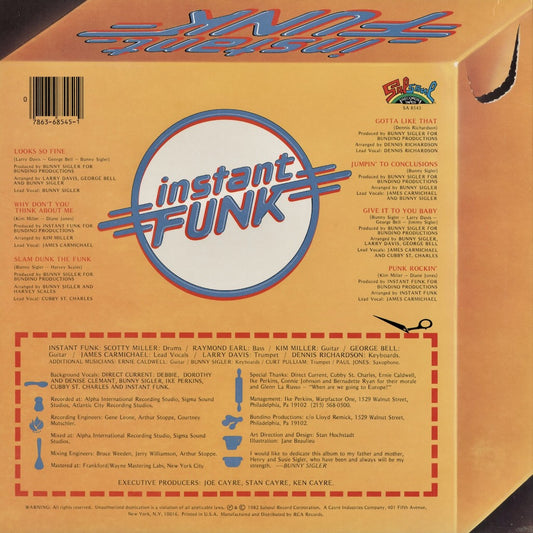 Instant Funk - Looks So Fine (SA 8545) 1982 US Salsoul|中古LP