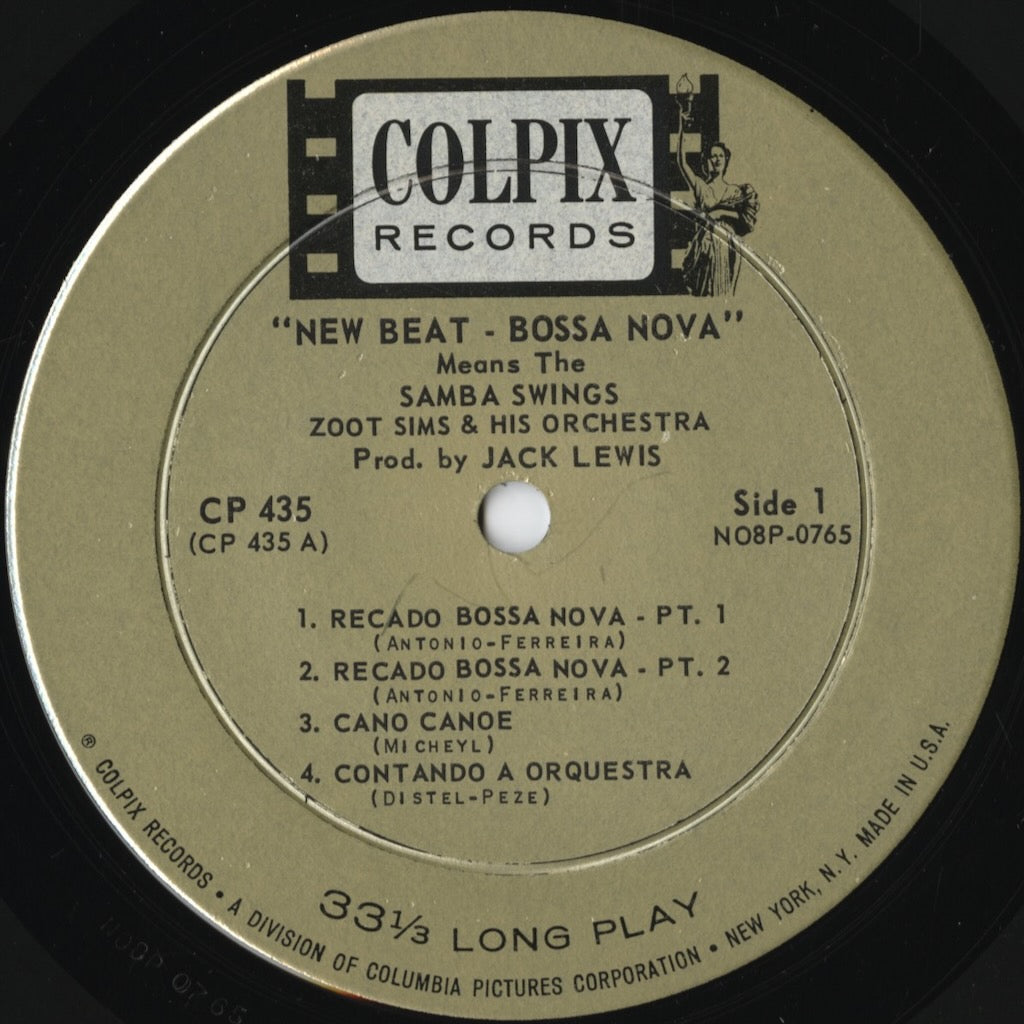Zoot Sims / ズート・シムズ / New Beat Bossa Nova (CP 435)