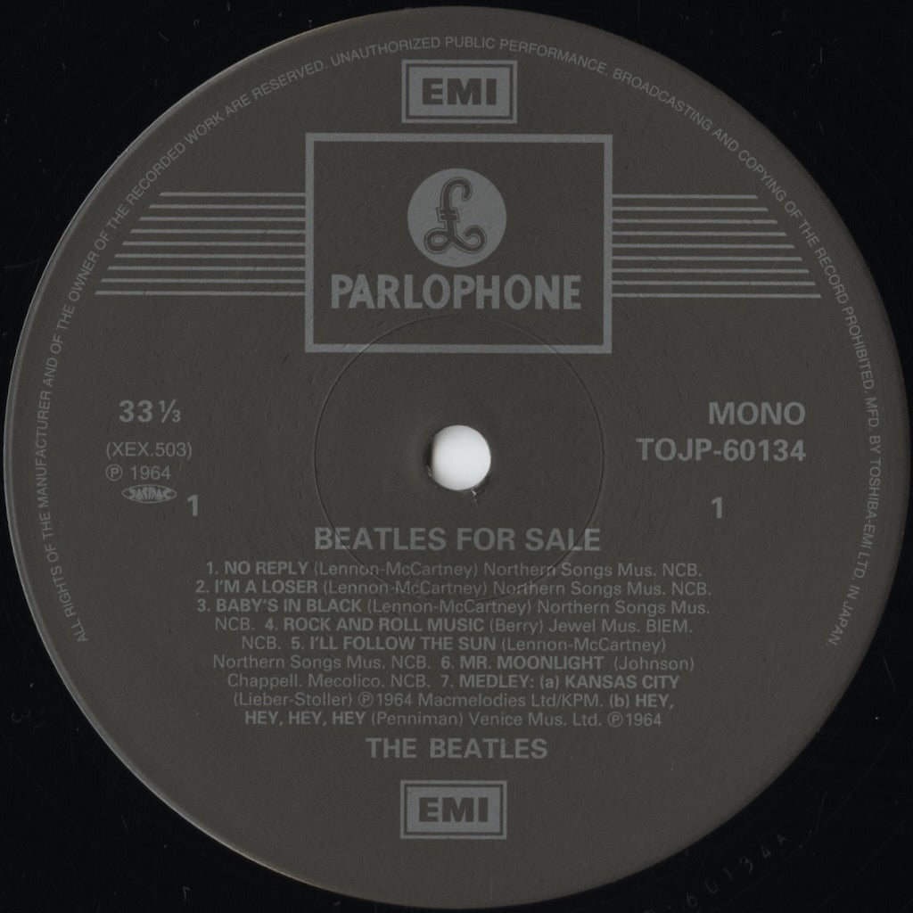 The Beatles - Beatles For Sale (TOJP-60134) 2003 JPN Parlophone|中古LP