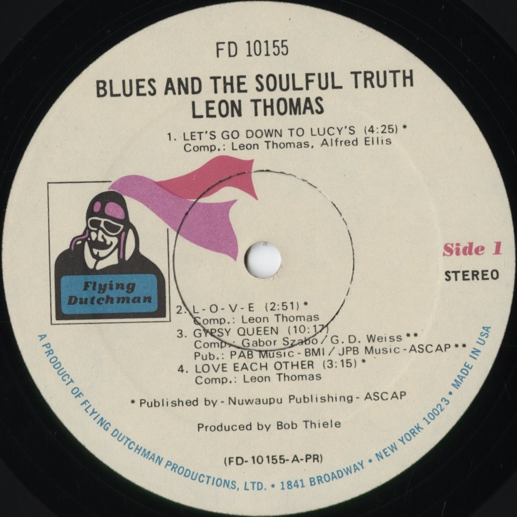 Leon Thomas - Blues And The Soulful Truth (FD 10155) 1973 US Flying Dutchman|中古LP