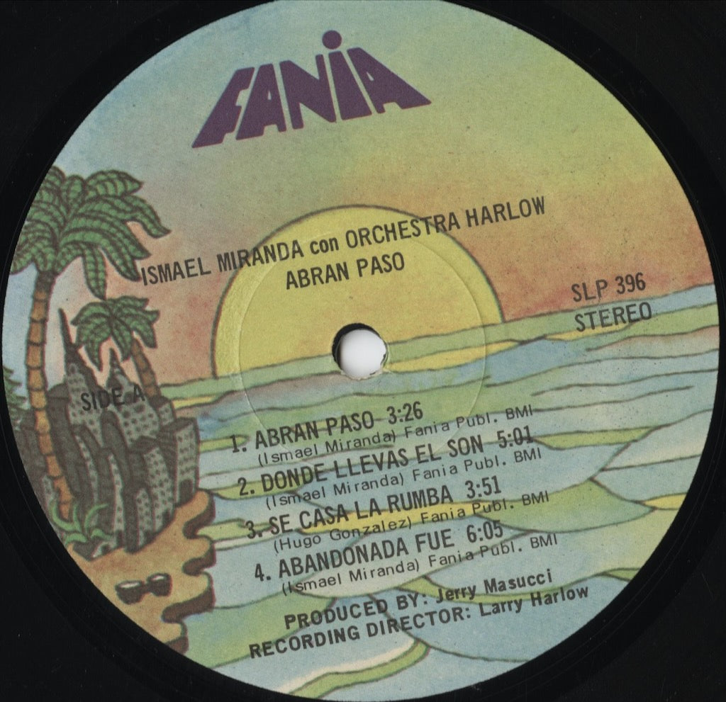 Ismael Miranda, Orchestra Harlow - Abran Paso (SLP 396) LP 1970's US Fania|中古LP