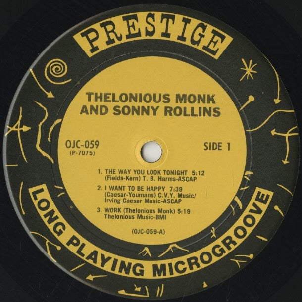 Thelonious Monk - Sonny Rollins / Thelonious Monk And Sonny Rollins (OJC-059)