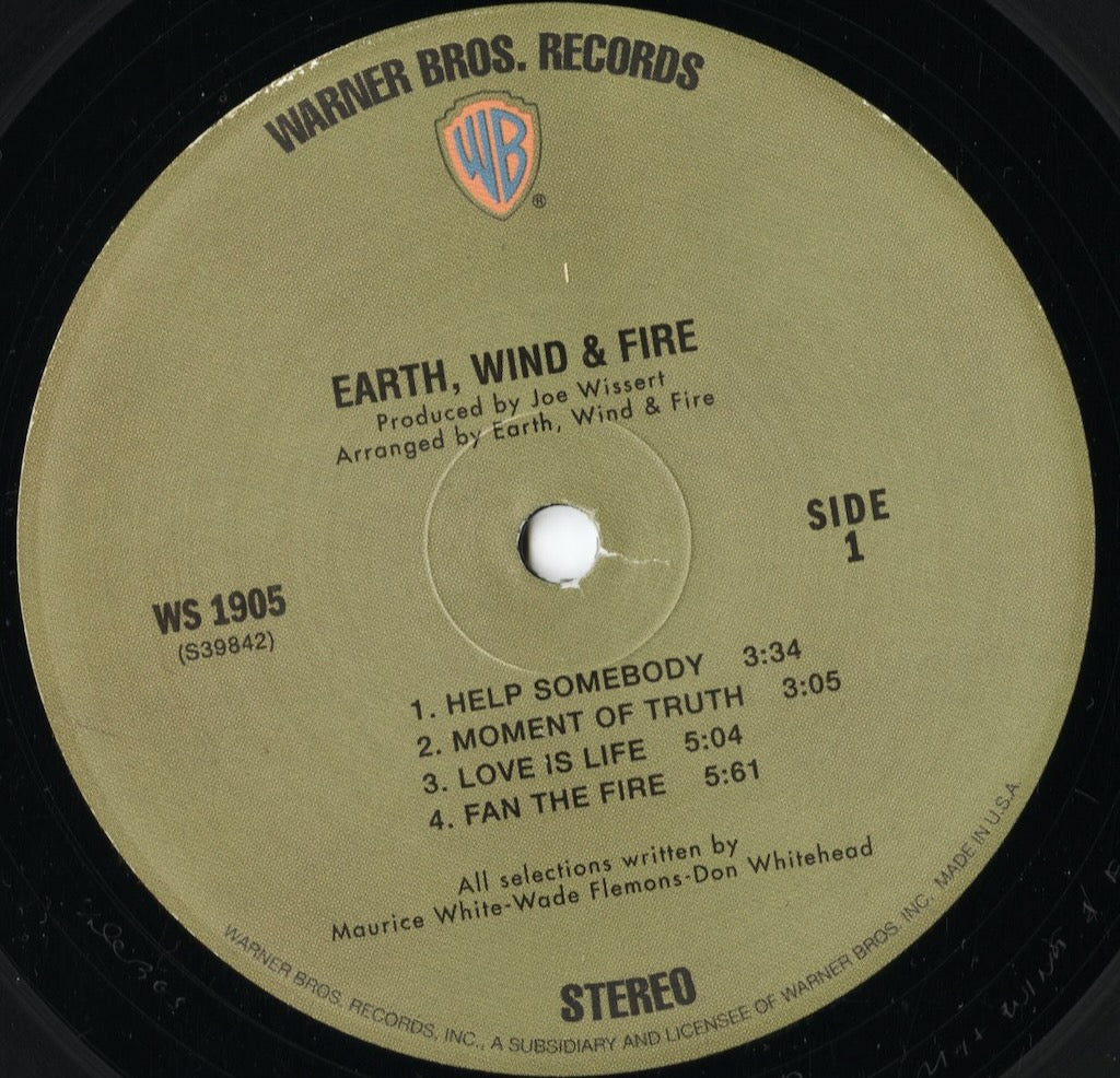 Earth Wind & Fire - Earth Wind And Fire (WS 1905) LP 2010's US Warner|中古LP
