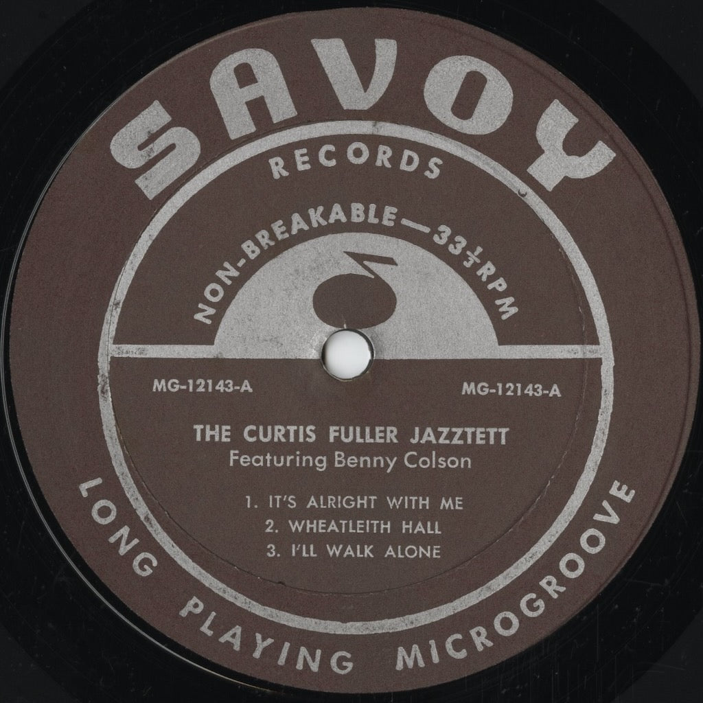 Curtis Fuller – The Curtis Fuller Jazztet (MG-12143) LP US Savoy リイシュー盤