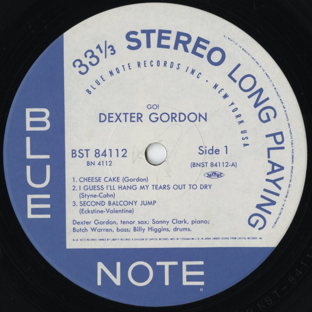 Dexter Gordon - Go! (BN 4112) 1993 JPN Blue Note|中古LP