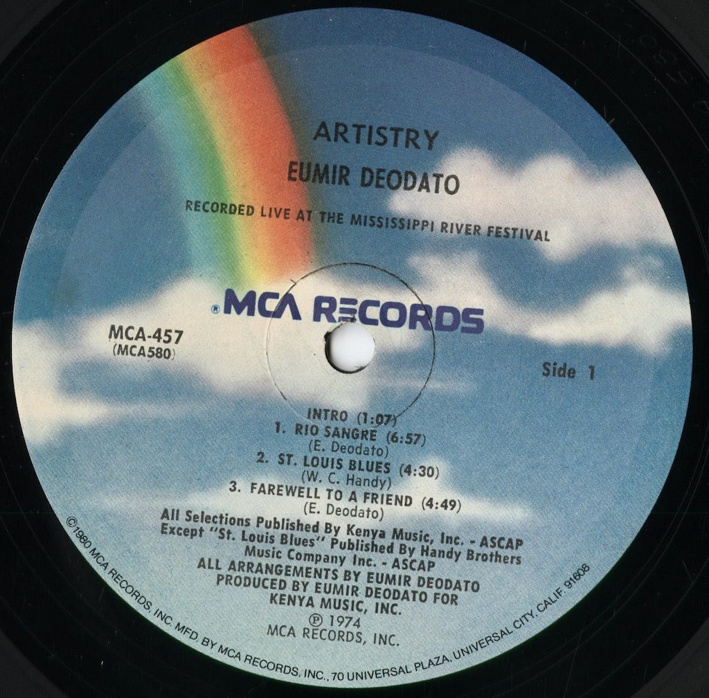 Deodato - Artistry (MCA-457) 1980 US MCA|中古LP