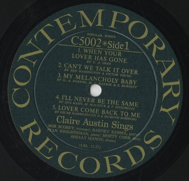 Claire Austin / クレア・オースティン / When Your Lover Has Gone (C5002)