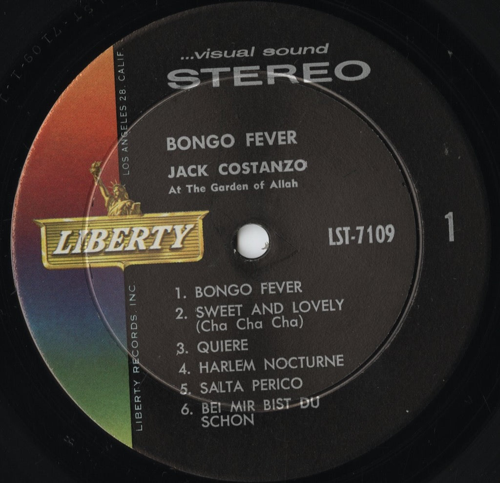 Jack Costanzo - Bongo Fever (LST 7109) 1960's US Liberty|中古LP