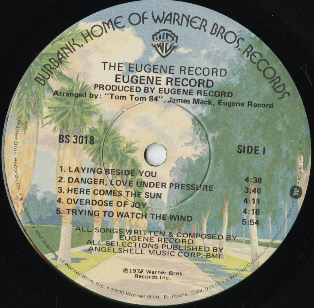Eugene Record - The Eugene Record (BS 3018) 1977 US Warner Bros.|中古LP