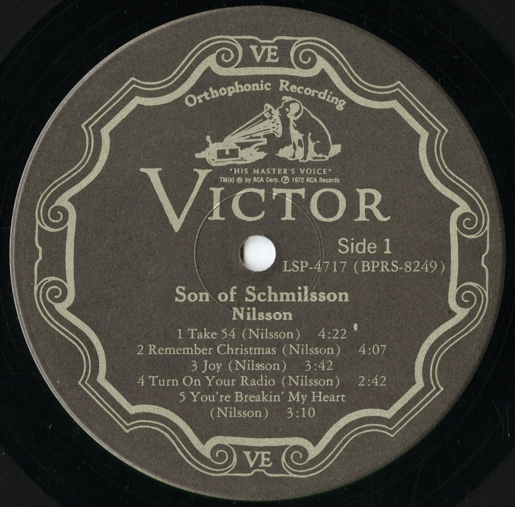 Nilsson - Son Of Schmilsson (LSP-4717) 1972 US RCA|中古LP