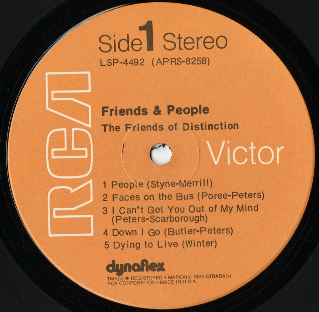 Friends Of Distinction - Friends & People (LSP-4492) LP 1971 US RCA Victor|中古LP