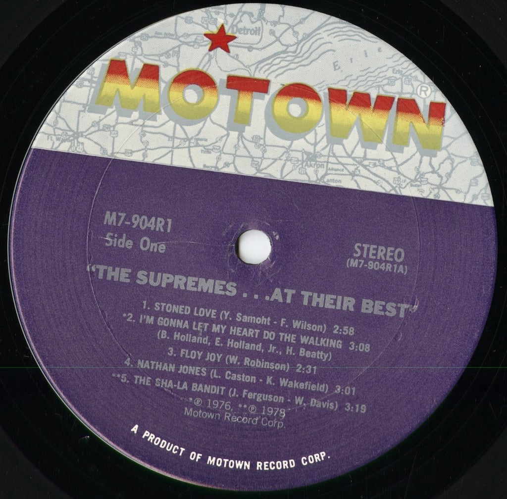 The Supremes - The Supremes At Their Best (M7-904R1) 1978 US Motown|中古LP