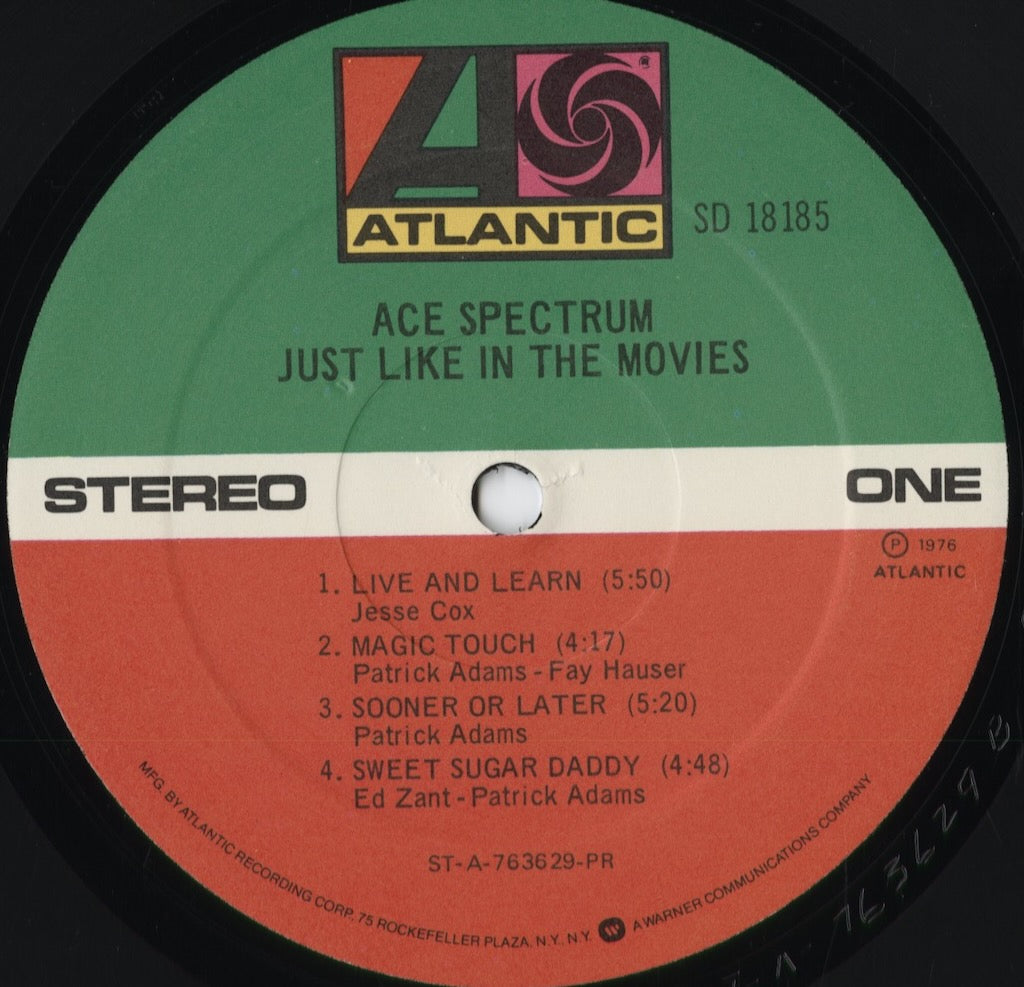 Ace Spectrum - Just Like In The Movies (SD 18185) 1976 US Atlantic|中古LP