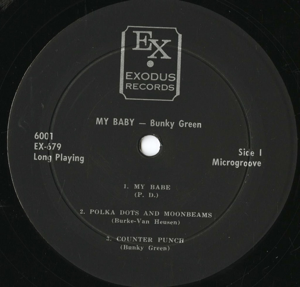 Bunky Green - My Babe (EX-6001) 1966 US Exodus|中古LP