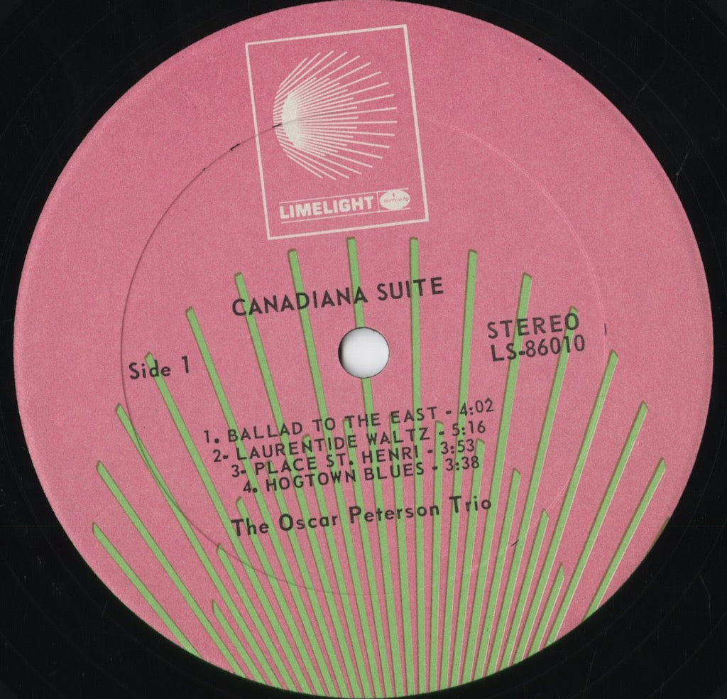 Oscar Peterson - Canadiana Suite (LS86010) 1965 US Limelight|中古LP