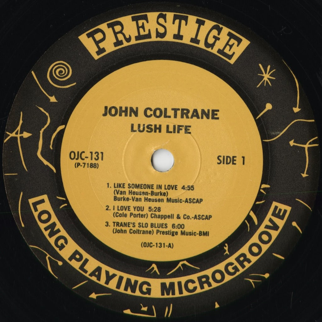 John Coltrane - Lush Life (OJC-131) 1984 US OJC|中古LP