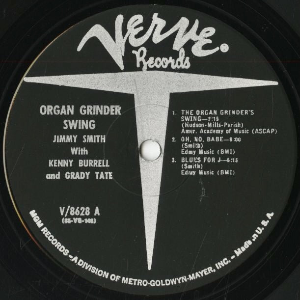 Jimmy Smith / ジミー・スミス / Organ Grinder Swing (V/8628)