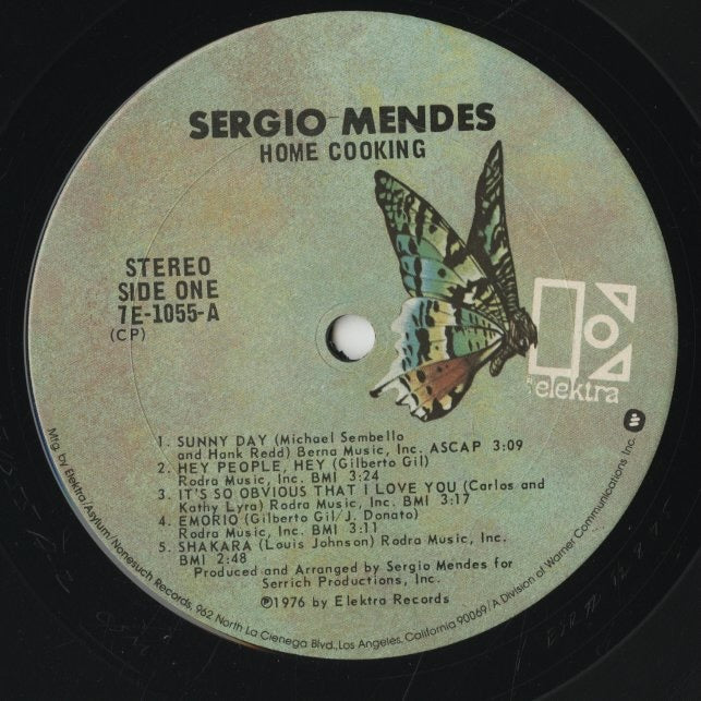Sergio Mendes - Homecooking (7E-1055) 1976 US Elektra|中古LP