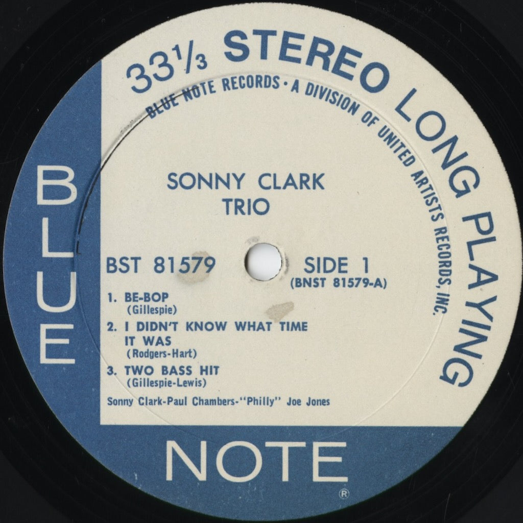 Sonny Clark - Sonny Clark Trio (BST 81579) 1972 US Blue Note|中古LP
