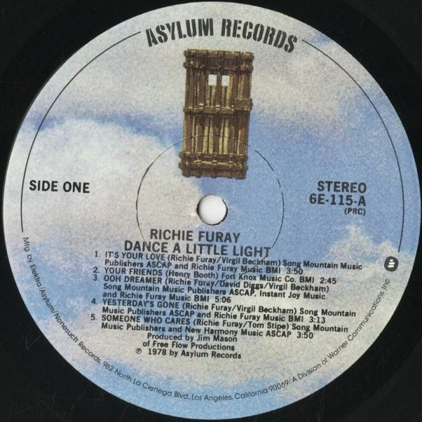 Richie Furay / リッチー・フューレイ / Dance A Little Light (6E-115)