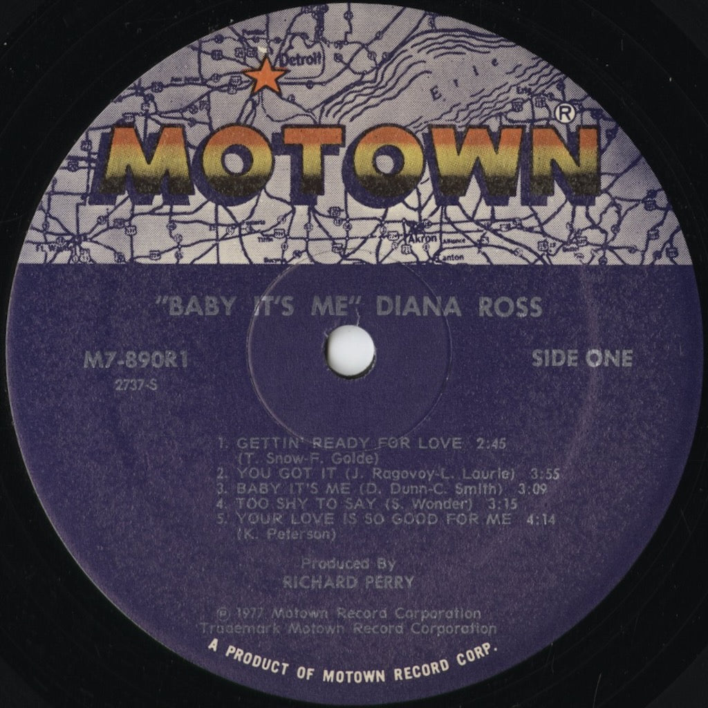 Diana Ross - Baby It's Me (M7-890R1) 1977 US Motown|中古LP