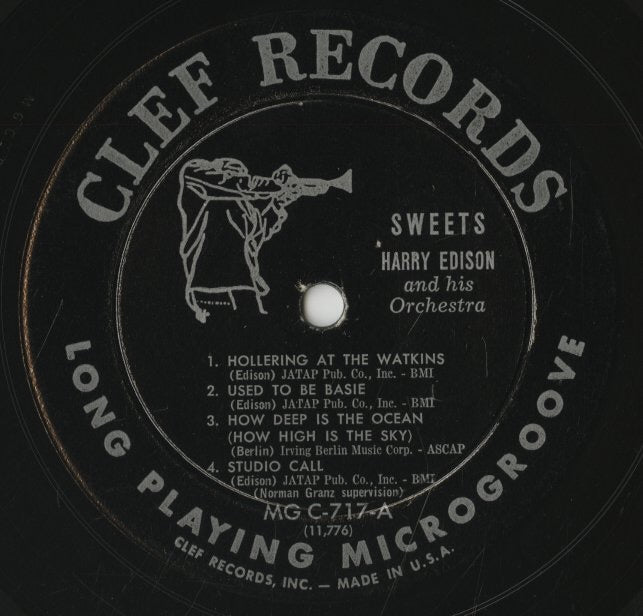 Harry Edison And His Orchestra / ハリー・エディソン / Sweets (MG C-717)