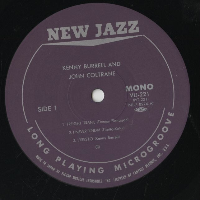 Kenny Burrell & John Coltrane / ケニー・バレル ジョン・コルトレーン / Kenny Burrell & John Coltrane (VIJ-221)