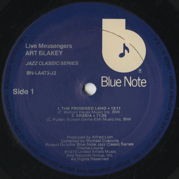 Art Blakey / アート・ブレイキー / Live Messengers (BN-LA473-J2)