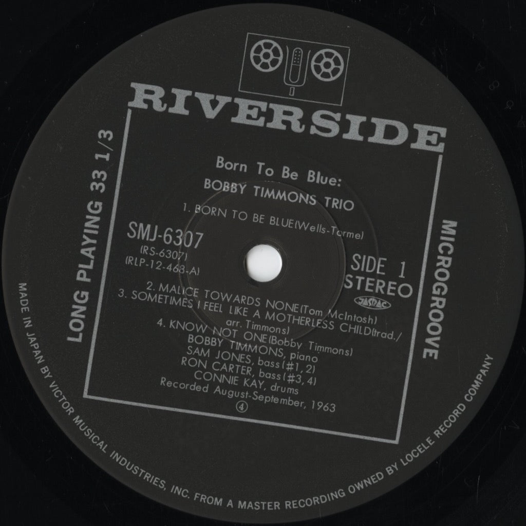 Bobby Timmons - Born To Be Blue! (SMJ-6307) 1982 JPN Riverside|中古LP