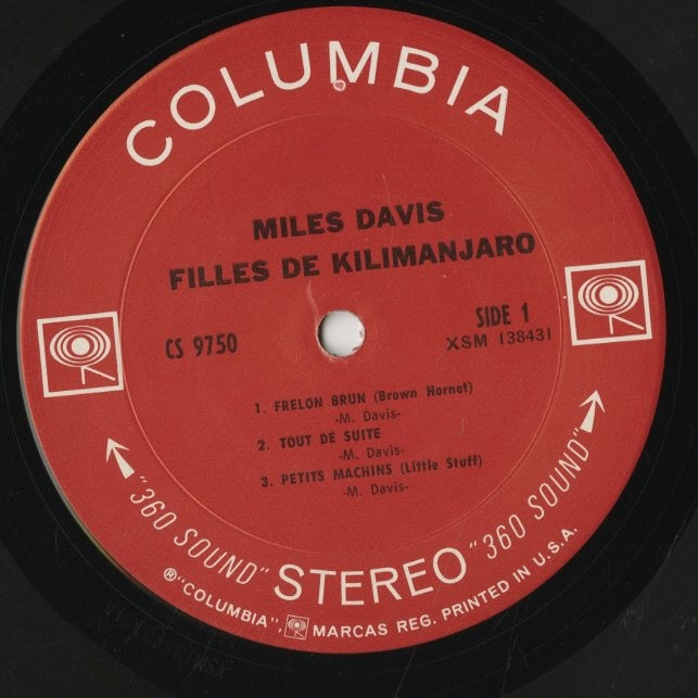 Miles Davis - Filles De Kilimanjaro (CS 9750) 1969 US Columbia|中古LP