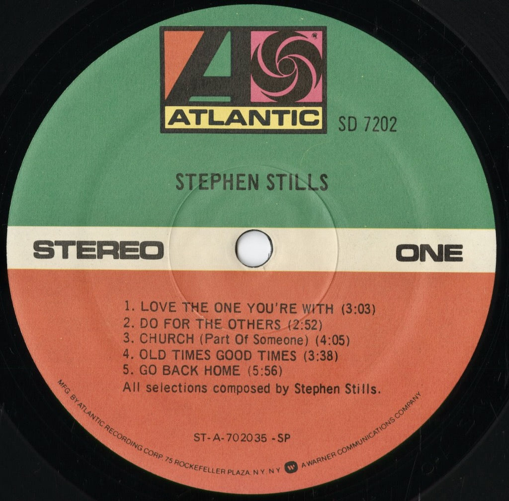 Stephen Stills - Stephen Stills (SD 7202) 1976 US Atlantic|中古LP