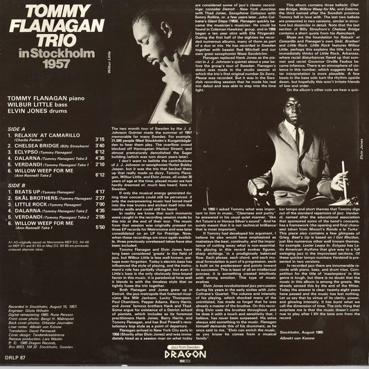 Tommy Flanagan - In Stockholm 1957 (DRLP 87) 1985 SWE Dragon|中古LP