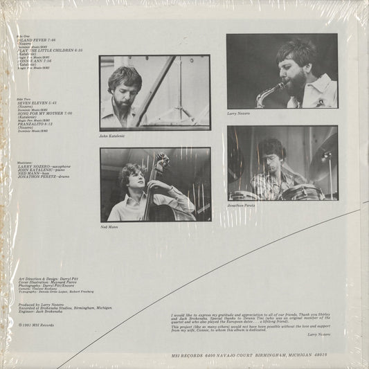 Larry Nozero – Island Fever (1001) LP 1981 US MSI Records|中古LP