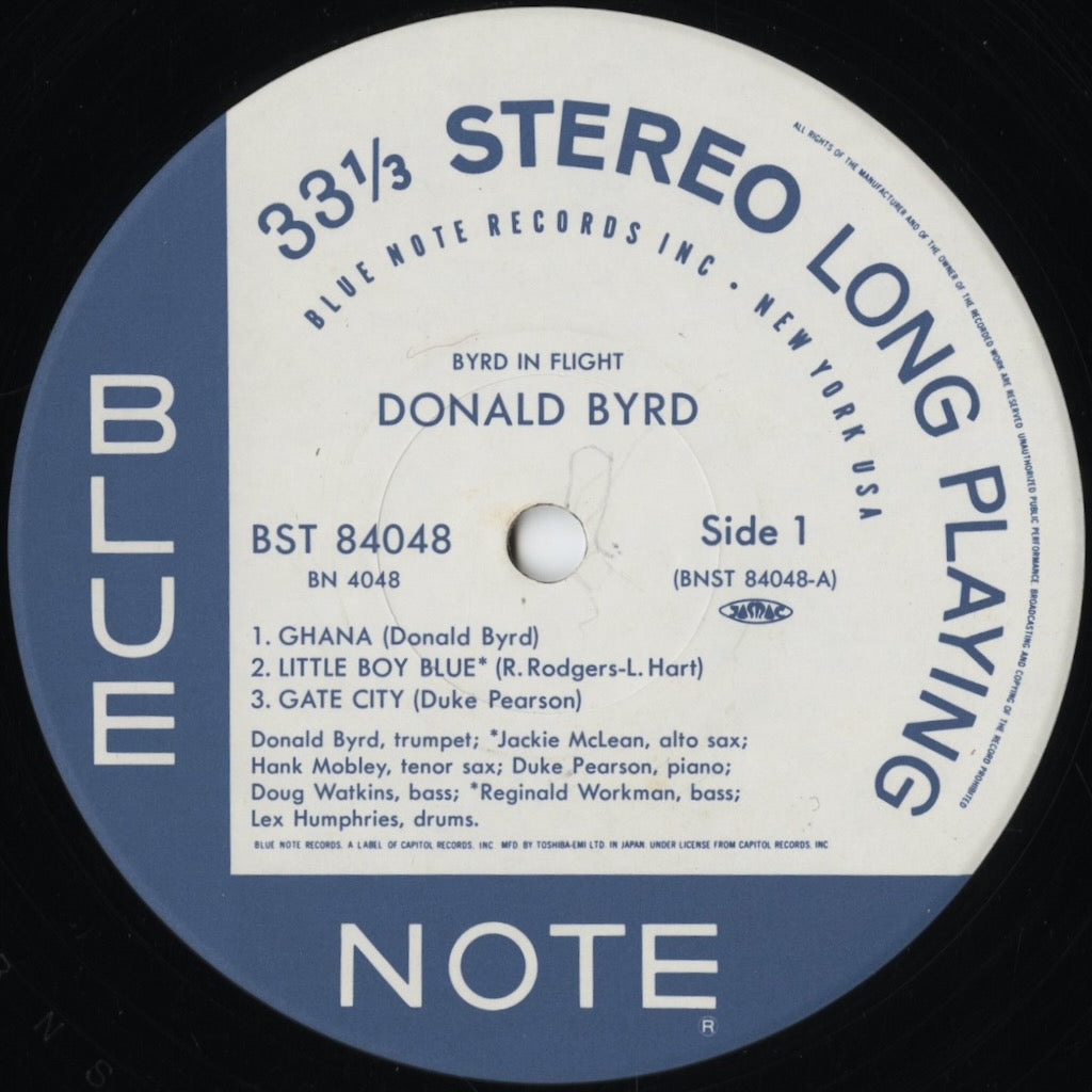 Donald Byrd - Byrd In Flight (BN 4048) LP 1990 JPN Blue Note|中古LP