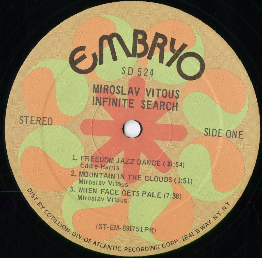 Miroslav Vitous - Infinite Search (SD 524) 1970 US Embryo|中古LP