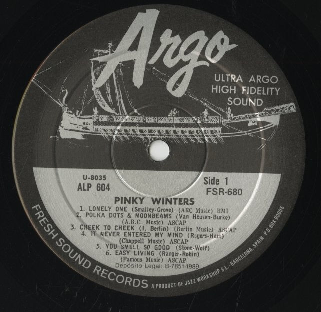 Pinky Winters / ピンキー・ウィンターズ / Lonely One (FSR-680)