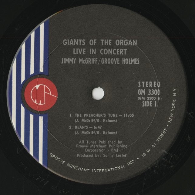 Jimmy McGriff / Groove Holmes / ジミー・マグリフ グルーヴ・ホルムズ / Giants Of The Organ In Concert (GM 3300)