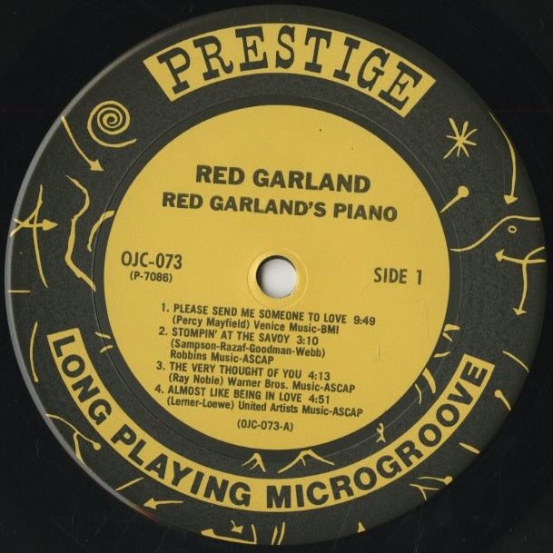 Red Garland / レッド・ガーランド / Red Garland's Piano (OJC-073)