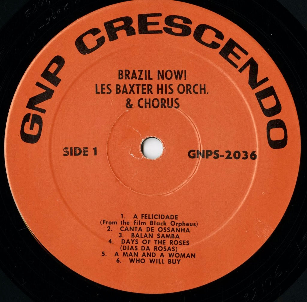 Les Baxter - Brazil Now (GNP 2036) 1980's US GNP|中古LP