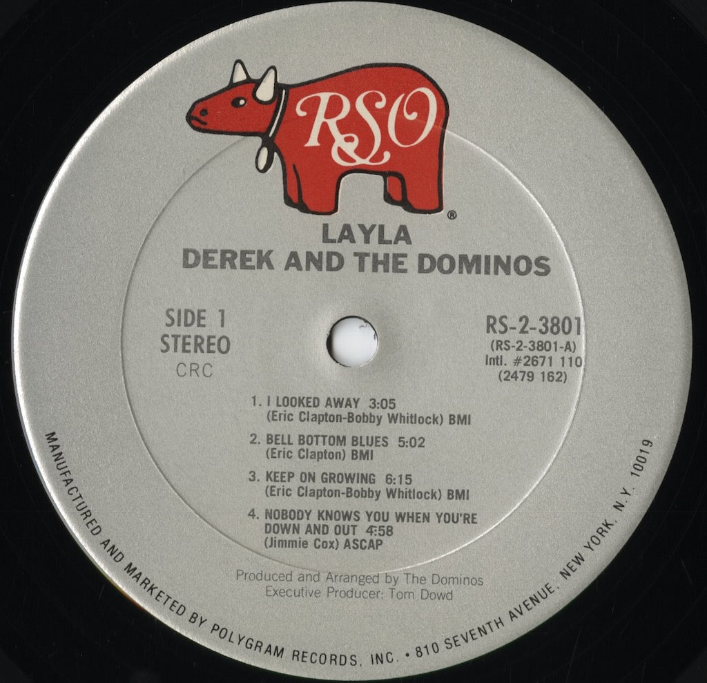 Derek & The Dominos - Layla And Other Assorted Love Songs (RS-2-3801) 1970's US RSO|中古LP