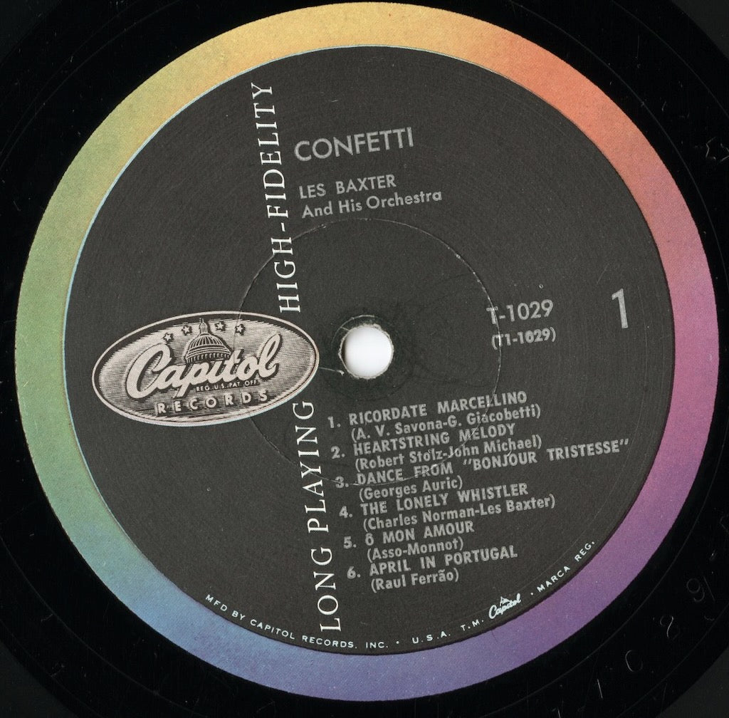 Les Baxter - Confetti (T-1029) LP 1959 US Capitol