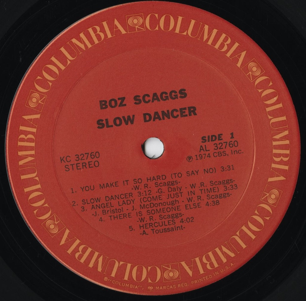 Boz Scaggs / ボズ・スキャッグス / Slow Dancer (KC 32760)