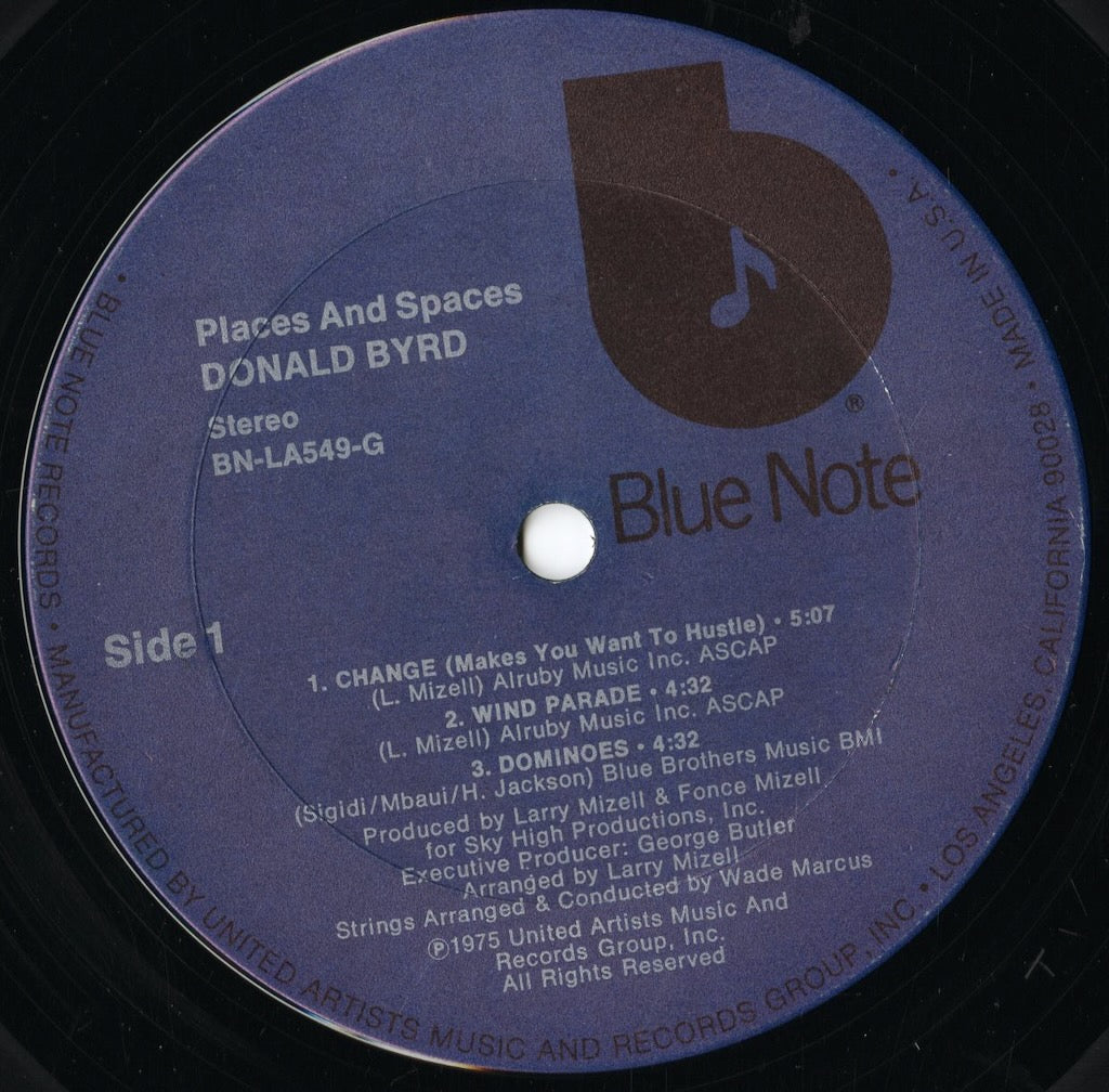 Donald Byrd - Places And Spaces (BN-LA-549G) LP 1975 US Blue Note|中古LP