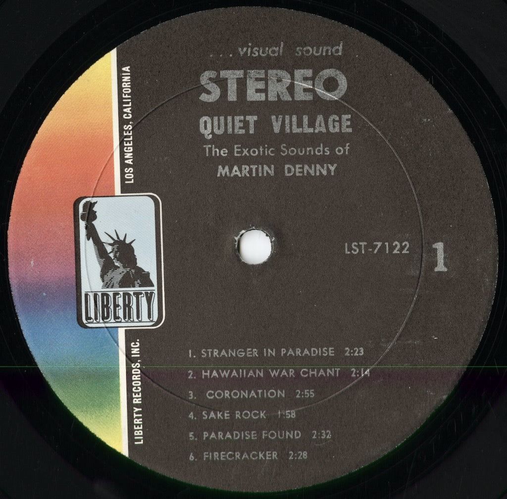 Martin Denny - Quiet Village (LST 7122) 1966 US Liberty STEREO|中古LP