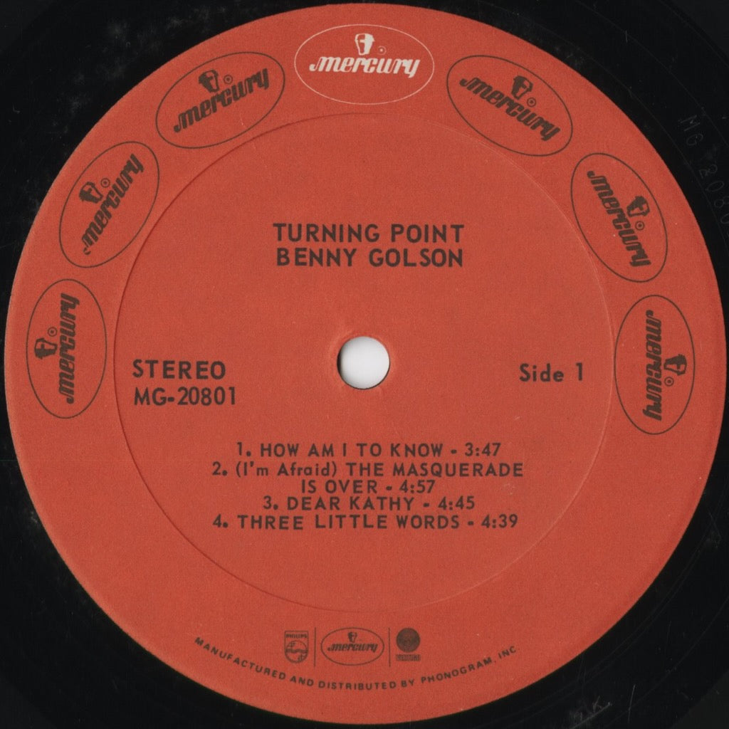 Benny Golson - Turning Point (MG 20801) 1973 US Mercury|中古LP
