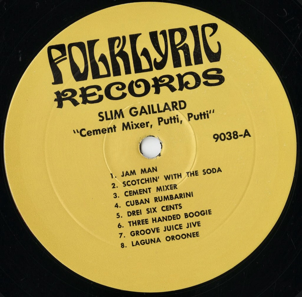 Slim Gaillard – Cement Mixer Put-Ti Put-Ti (9038) LP 1984 US Folklyric | 中古LP