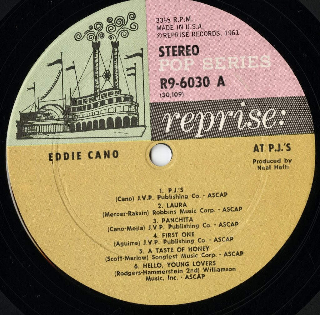 Eddie Cano - Eddie Cano At P.J.'s (R9-6030) LP 1962 US Reprise|中古LP