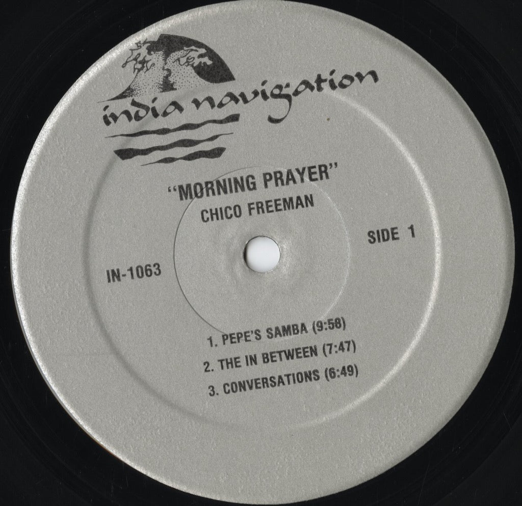 Chico Freeman - Morning Prayer (IN-1063) 1984 US India Navigation|中古LP