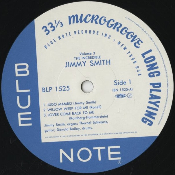 Jimmy Smith / ジミー・スミス / At The Organ Vol.3 (BN 1525)