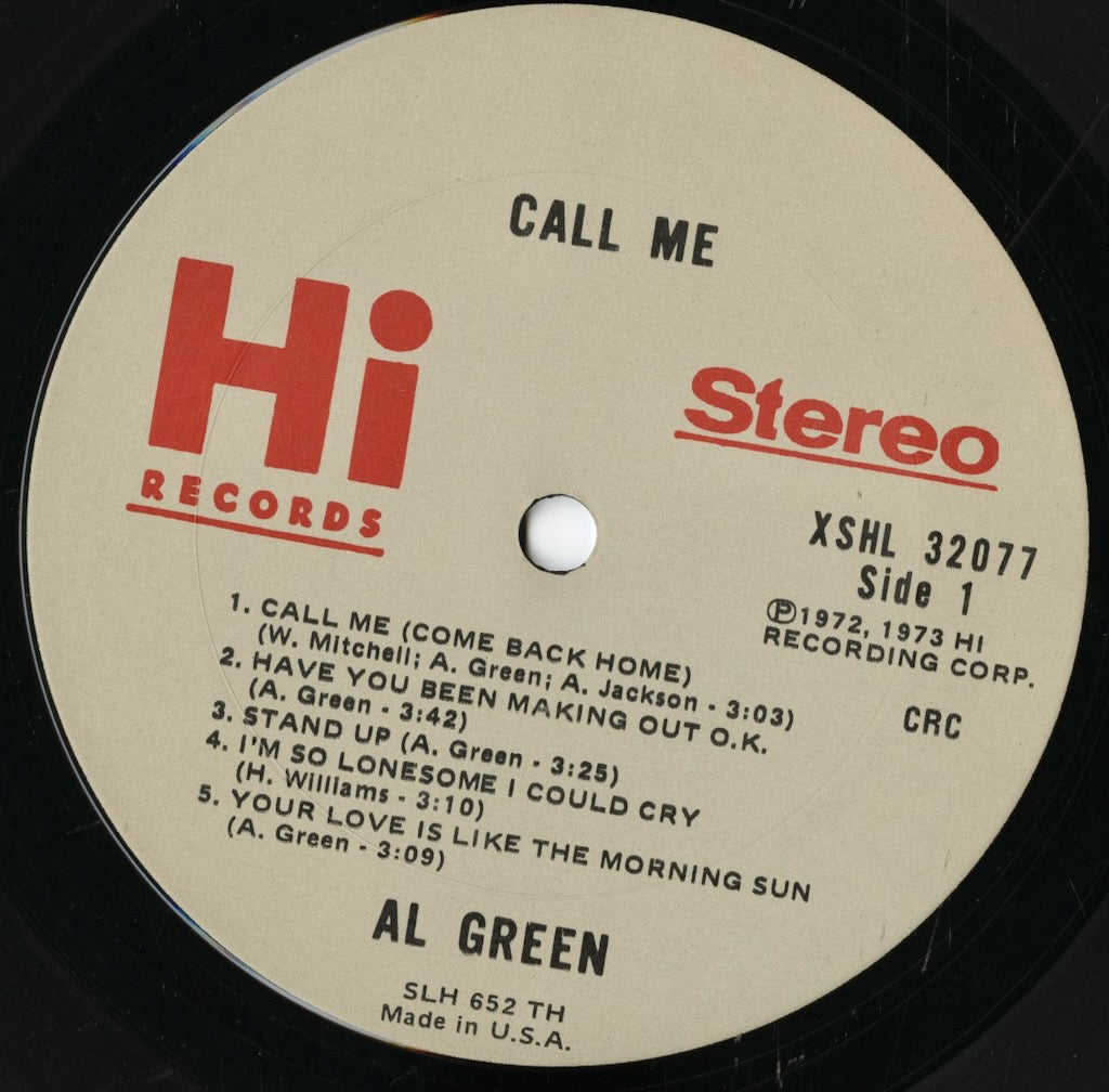 Al Green / アル・グリーン / Call Me (XSHL32077)